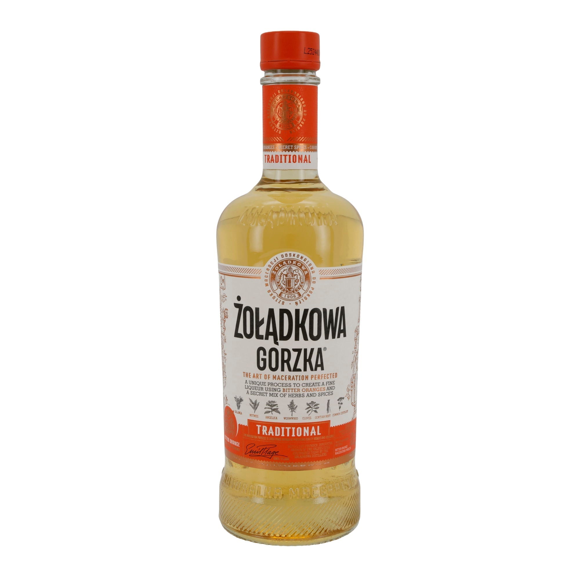 Żołądkowa Gorzka | Traditioneller Kräuterlikör | Bitter Orange | 34 % vol | 500 ml PL